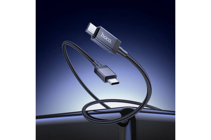 Кабель Type-C - Type-C HOCO X118 Generous 60W (черный)