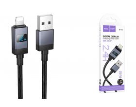 Кабель USB - Lightning HOCO X118 Generous (черный)