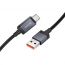 Кабель USB - USB Type-C HOCO X118 Generous 5A (черный)