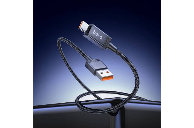Кабель USB - USB Type-C HOCO X118 Generous 5A (черный)