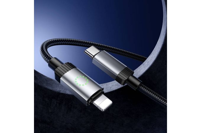 Кабель USB Type-C - Lightning HOCO X117 Star PD27W (черный)