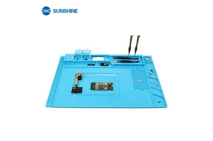 Силиконовый коврик для разборки мобильных устройств Sunshine S-160 (450x300 мм)