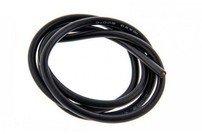 Провод AWG20 медный многожильный 10 метров (черный)