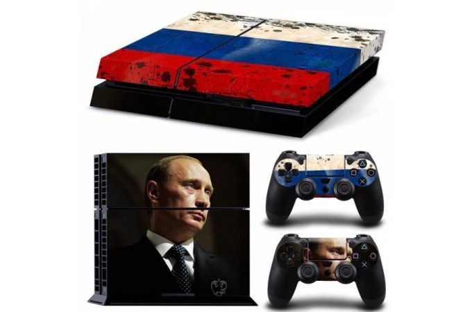 Наклейка винил для PS-4 №0557