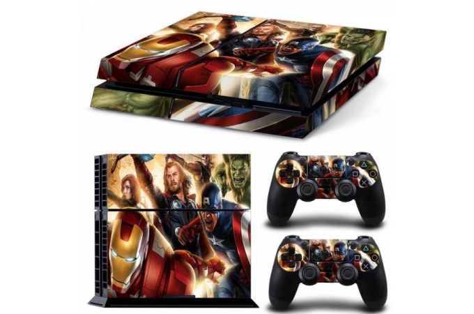 Наклейка винил для PS-4 №1600