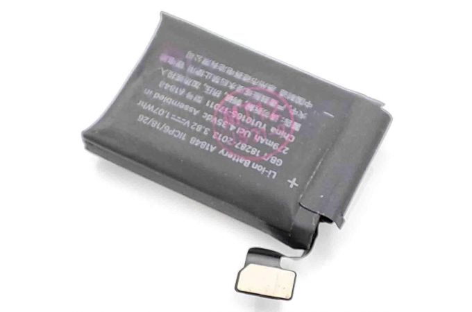 Аккумулятор A1848 для Apple Watch 3 38mm А1860, А1889, А1890 3G (BT)