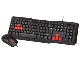 Комплект проводной Smartbuy ONE 230346-KR (черно-красный)