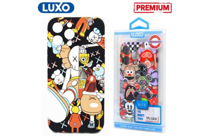 Чехол для телефона LUXO iPhone X ( Рисунок S3 KAWS )