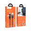Кабель USB - Lightning HOCO U137 Line with display (черный) 1м