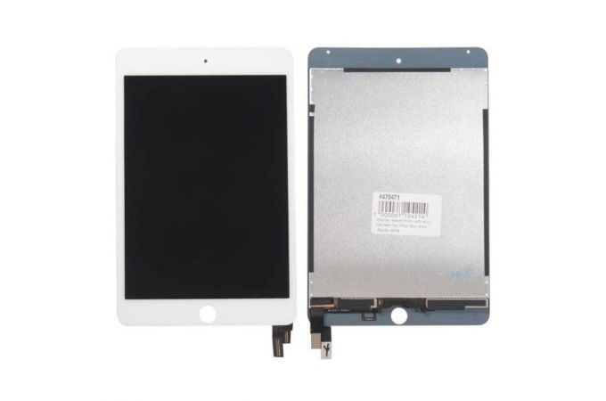 Дисплей для iPad mini 4 (A1538/ A1550) в сборе с тачскрином (белый)