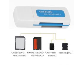 Картридер Орбита OT-PCR04 (SD,micro SD,M2,M2 Duo)  -  (УПАКОВКА 20ШТ)