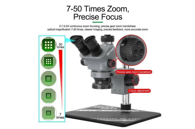 Микроскоп RELIFE RL-M5T Pro-B11 (тринокуляр)/ 0.5X CTV