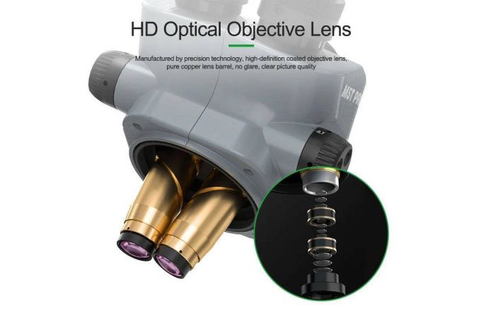 Микроскоп RELIFE RL-M5T Pro-B11 (тринокуляр)/ 0.5X CTV