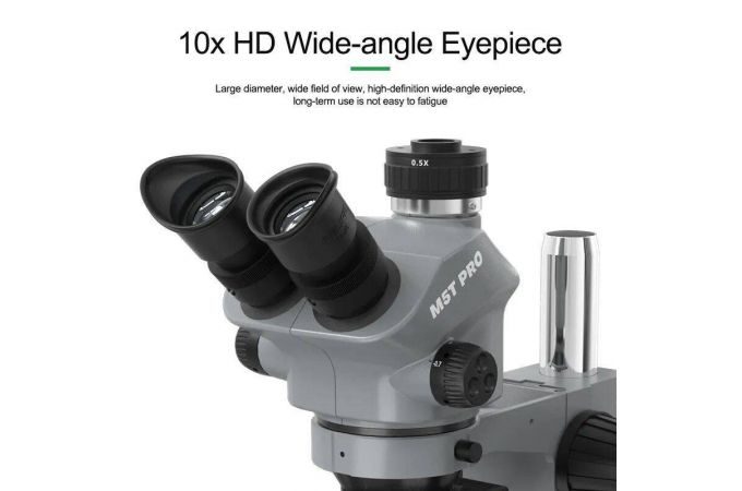 Микроскоп RELIFE RL-M5T Pro-B11 (тринокуляр)/ 0.5X CTV