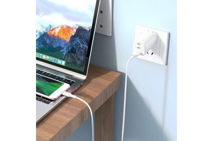 Кабель USB - MicroUSB BOROFONE BX70 2,4A (белый) 1м