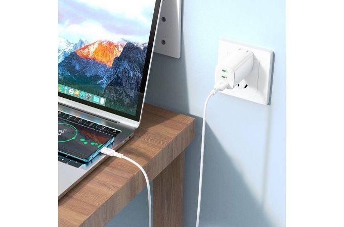 Кабель USB - USB Type-C BOROFONE BX70, 2,4A (белый) 1м