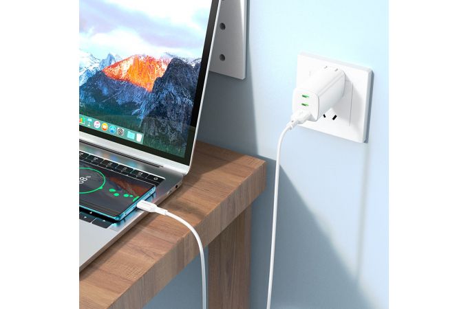 Кабель USB - USB Type-C BOROFONE BX70, 2,4A (черный) 1м