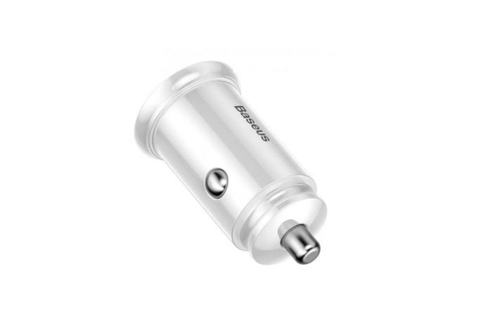 Автомобильное зарядное устройство BASEUS Grain Pro, 2*USB, 4.8A, белый