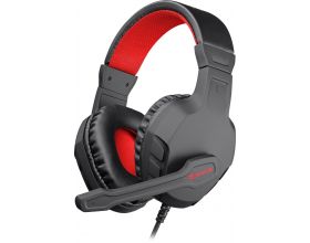 Гарнитура игровая Defender Cujo черный + красный мембрана 50 мм. / кабель 2.0 м