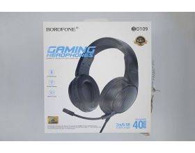 Наушники мониторные проводные HOCO BO109 Bountiful (черный) (УЦЕНКА! МЯТАЯ УПАКОВКА)