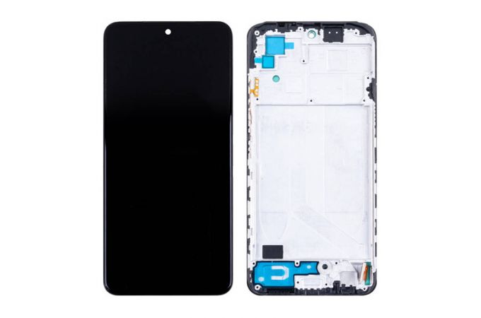 Дисплей для Xiaomi Redmi Note 10/ 10S в сборе с тачскрином + рамка (черный) Incell