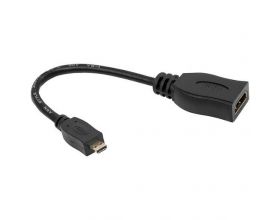 Конвертер переходник Орбита OT-AVW25 (HDMI гнездо-micro HDMI штекер 20см)