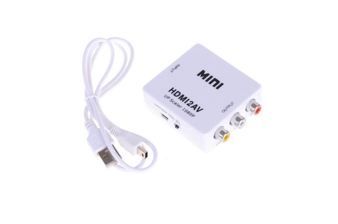 Конвертер переходник MINI AD-72 (HDMI-3*RCA)