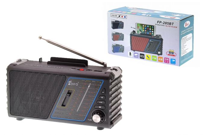 Радиоприемник Fepe FP-285BT р/п (USB,Bluetooth)