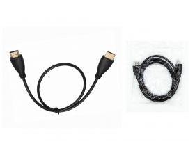 Кабель HDMI (папа - папа) 0,3 м (V1.4) черный