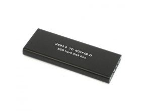 Кейс для SSD M.2 NGFF B-key - USB-C металл черный