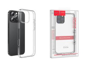 Чехол для телефона iPhone 16 Pro Max HOCO Light series TPU case тонкий (прозрачный)