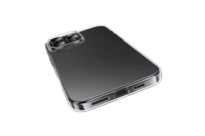 Чехол для телефона iPhone 16 Pro Max HOCO Light series TPU case тонкий (прозрачный)