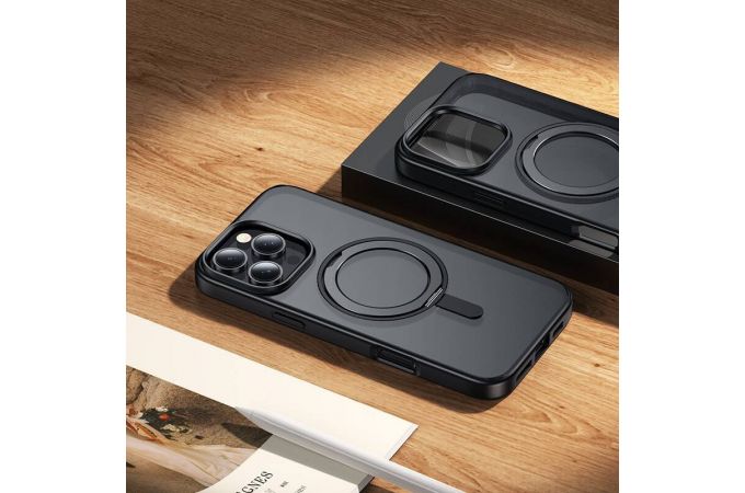 Чехол для телефона iPhone 16 Pro Max HOCO Rotating magnetic case for iP16 Pro Max (AS1) тонкий (прозрачный)