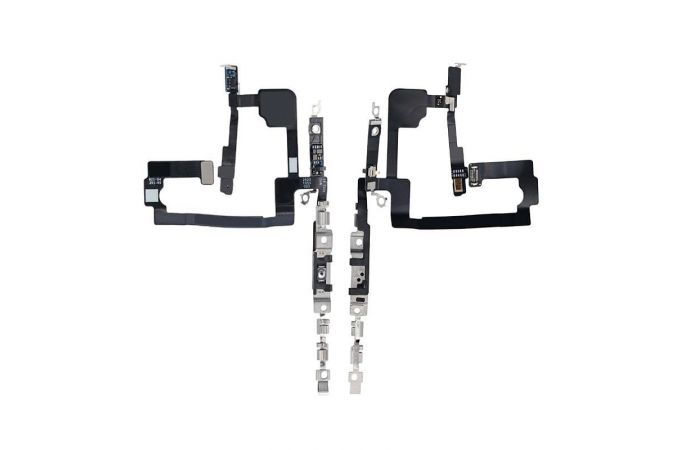 Шлейф кнопок включения + микрофон iPhone 15 Оригинал