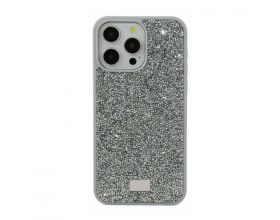 Чехол для телефона SWAROVSKI Phone 16 Pro Max (Серебряный)