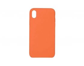 Чехол для iPhone ХS Max Silicone Case Soft Touch (персиковый)