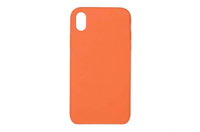Чехол для iPhone ХS Max Silicone Case Soft Touch (персиковый)