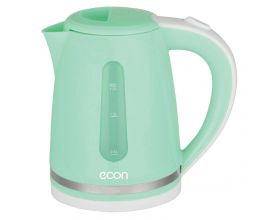 Чайник ECON ECO-1713КЕ зеленый 2200 Вт, 1,7 л, пластик