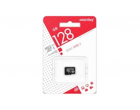 Карта памяти microSDXC Smartbuy 128 GB UHS-1 (сlass 10) без адаптера (SB128GBSDCL10-00)