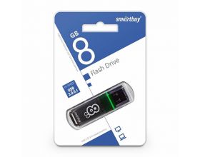 Флешка USB 3.0 Smartbuy 8GB Glossy series Dark Grey (SB8GBGS-DG)