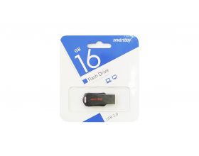 Флешка USB 2.0 Smartbuy 16GB UNIT Red-Black (SB16GBU-R)