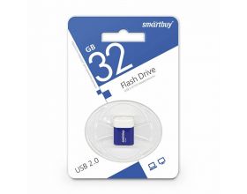 Флешка USB 2.0 Smartbuy 32GB LARA Blue (SB32GBLARA-B)