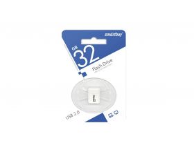 Флешка USB 2.0 Smartbuy 32GB LARA White (SB32GBLARA-W)