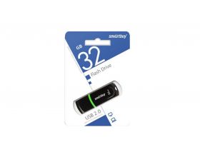 Флешка USB 2.0 Smartbuy 32GB Paean Black (SB32GBPN-K)