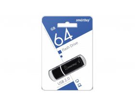 Флешка USB 2.0 Smartbuy 64GB Crown Black (SB64GBCRW-K)