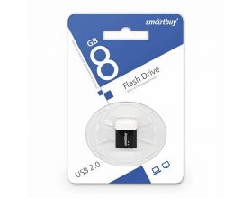 Флешка USB 2.0 Smartbuy 8GB LARA Black (SB8GBLara-K)