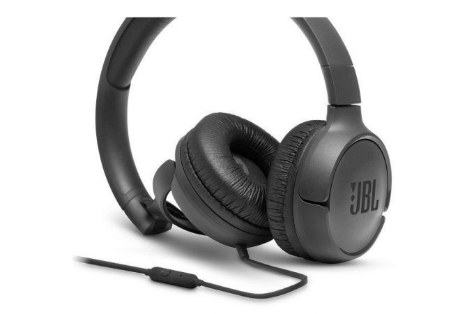 Наушники мониторные проводные JBL T500 (черный)