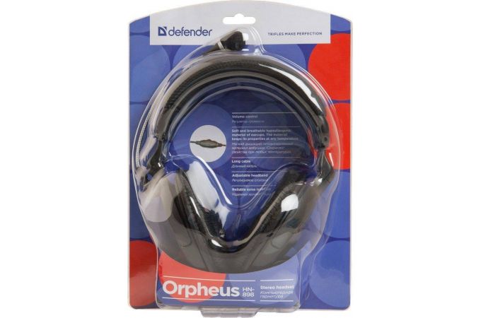 Наушники мониторные проводные Defender Orpheus HN-898 (черный)