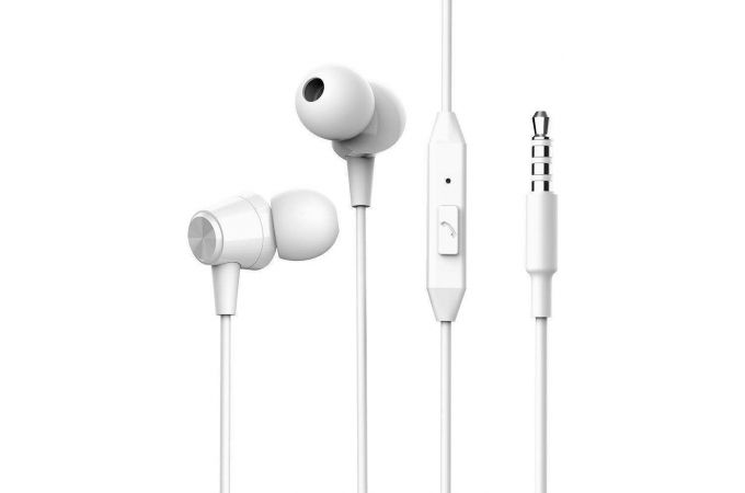 Наушники вакуумные проводные Deppa (44180) Stereo KPop (белый)