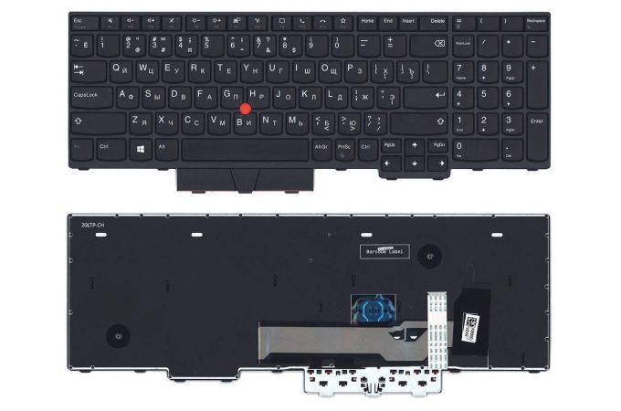 Клавиатура для ноутбука Lenovo Thinkpad P15 T15g черная